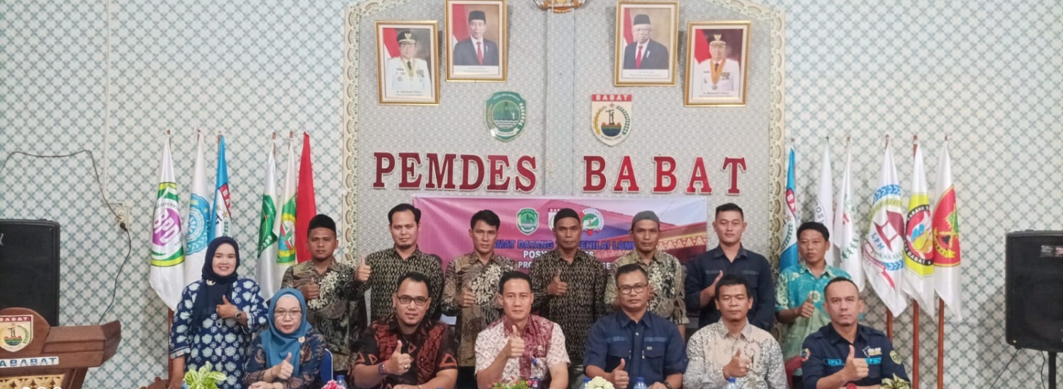 Penilaian Lomba TTG Tingkat Provinsi Sumatera Selatan